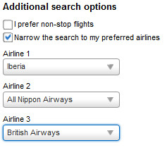 Orbitz: You must specify your airline to get this to price correctly.