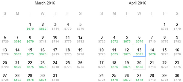 Flight Availability: Dallas to Jakarta as of 7:47 PM on 12/24/15.